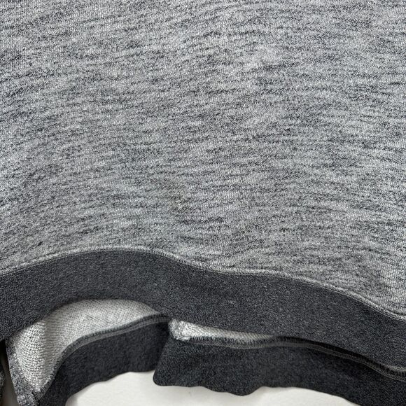 Rag & Bone Heather Gray Georgia Boxy Jumper Sweatshirt Dark Gray Trim S - Picture 5 of 13